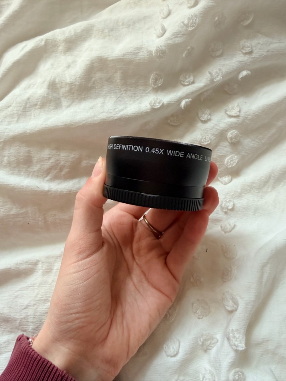 High Definition 0.45X Wide Angle Lens - Black